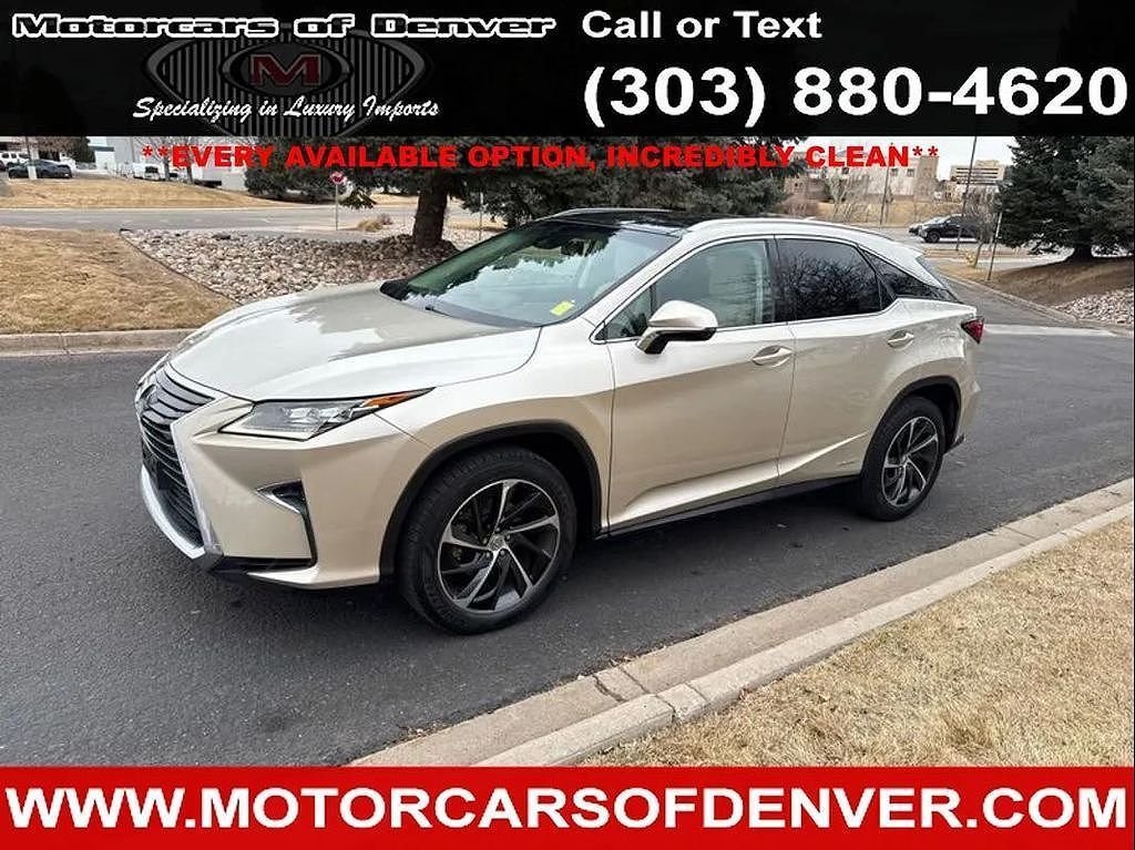 2016 Lexus Rx hybrid 450h awd