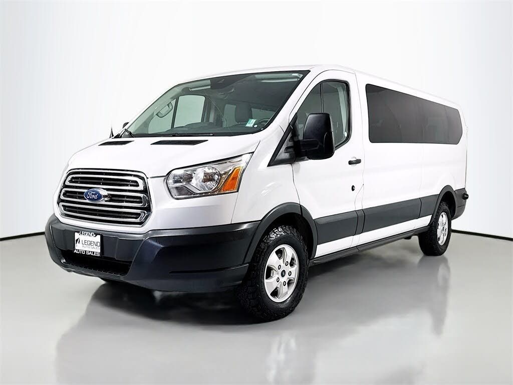 2018 Ford Transit passenger 350 xlt low roof lwb rwd with sliding passenger-side door
