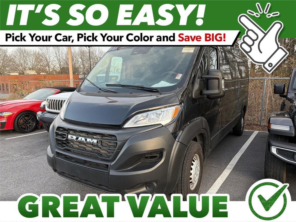 2024 Ram Promaster 3500 tradesman 159 high roof cargo van without passenger seat fwd