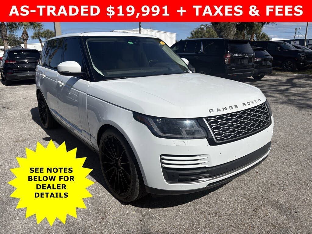 2018 Land rover Range rover V6 hse 4wd