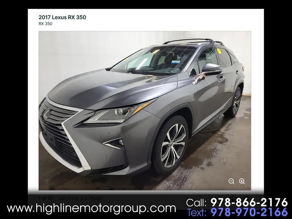 2017 Lexus Rx 350 awd